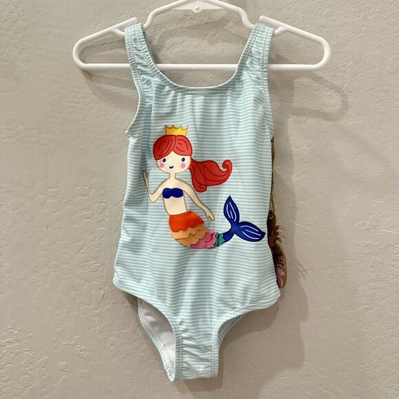 NWT Sweet Pineapple Mermaid One Piece Swimsuit - Picture 1 of 6